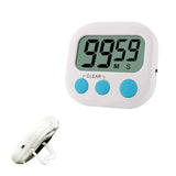 Kitchen Timer with Large LCD Display Screen and Back Mount Countdown Alarm