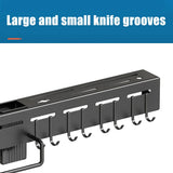 Stainless Steel Kitchen Utensil Storage Rack Organiser Knife Pan Holder Shelves