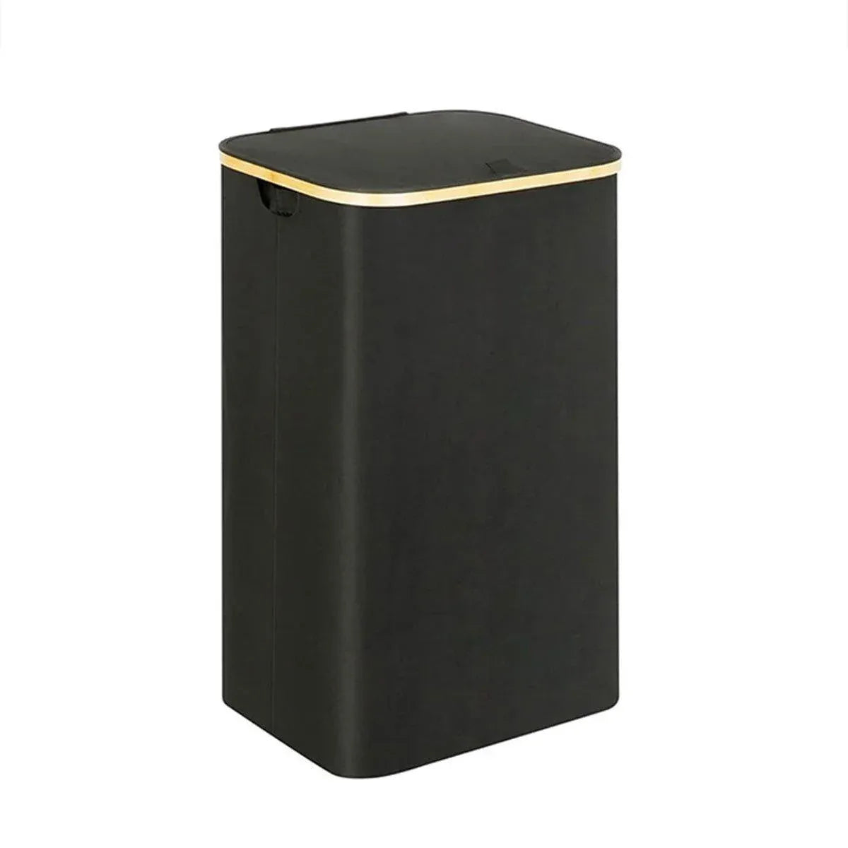 Bathroom Laundry Basket Large Clothes Hamper Dirty Laundry Storage Organizer - Black