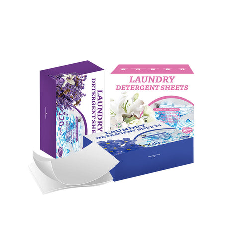 Laundry Tablets Set Portable Cleaning Pods Concentrated for Household Washing - Flax