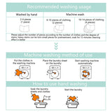 Laundry Tablets Set Portable Cleaning Pods Concentrated for Household Washing - Flax
