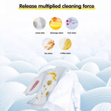 Laundry Tablets Set Portable Cleaning Pods Concentrated for Household Washing - Flax
