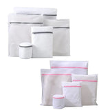 5pcs Zipper Mesh Laundry Bags Set Clothes Washing Organiser for Delicates - Pink