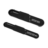 2PCS Adjustable ml Gram Plastic Measuring Spoon Scale Kitchen For Metering Spoon - Black
