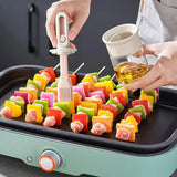 2pcs Glass Oil Bottles with Silicone Brush for Kitchen Cooking Oil Dispenser Set