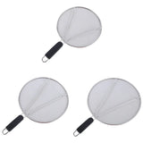 Stainless Steel Mesh Cover Anti Scald Filter Screen Anti Splash Lid For Kitchen - 33cm
