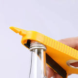 Multipurpose Jar Bottle Can Opener with Non Slip Grip for Kitchen Use