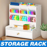 Office Desk Organizer Storage Drawer Pen Pencil Holder DIY Case Storage Rack