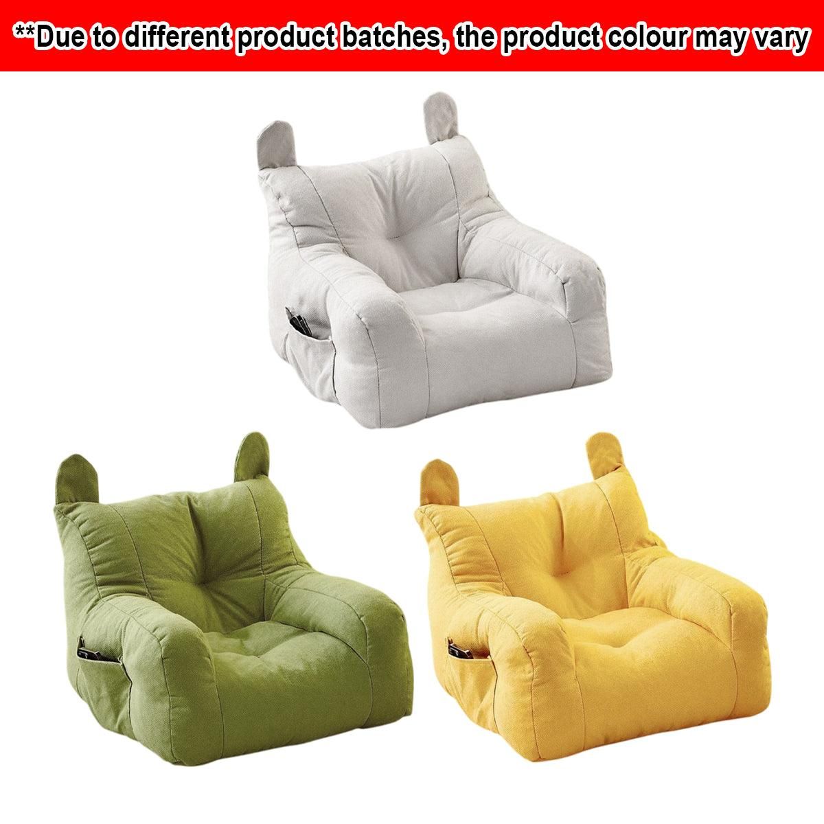 Small Sofa Chair Couch for Living Room Family Pet Furniture Comfortable Seat - White