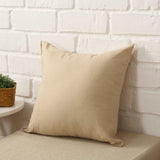 40x40cm Multicoloured Plain Solid Colour Cushion Cover Covers Decorative Pillow Case - Dark Purple