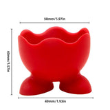 7PCS Breakfast Serving Cups Holders Set Boiled Egg Kitchen Silicone Egg Cup