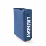 Large Foldable Laundry Washing Clothes Storage Bag Hamper Basket Bin Organiser - Navy