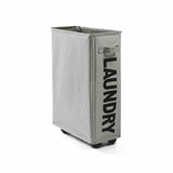 Large Foldable Laundry Washing Clothes Storage Bag Hamper Basket Bin Organiser - Purple