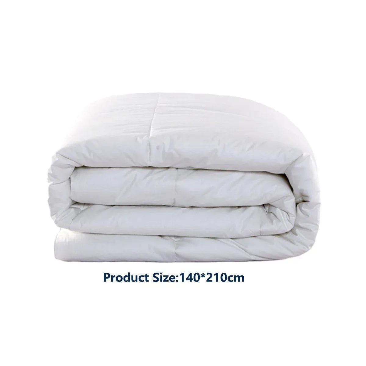 Luxury Hotel Quilt Core – Soft Microfiber Down Alternative Comforter for All Seasons - 160x210cm-Brushed