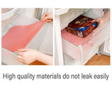 4PCS Cuttable Kitchen Anti-slip Mat Anti-fouling Refrigerator Drawer Liner Mat - Blue