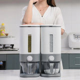 12Kg Automatic Grain Dispenser Cereal Rice Storage Box Kitchen Food Container
