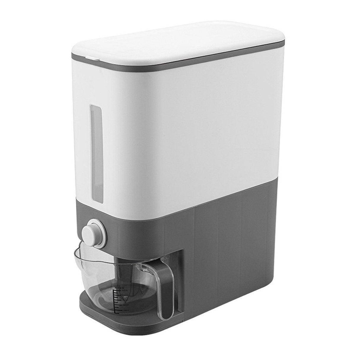 12Kg Automatic Grain Dispenser Cereal Rice Storage Box Kitchen Food Container