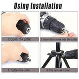 14PCS Hexagonal Handle Electric Screwdriver Set with Bits Drill Power Tool Kit