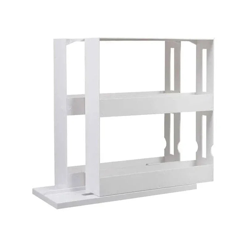 Slide Cabinet Organiser Rack Storage Pantry Kitchen Shelf Spice Jars Can Holder