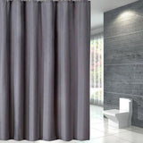 Solid Color Waterproof Shower Curtain Bathroom Decor Resistant Fabric Liner - Blue
