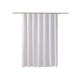 Solid Color Waterproof Shower Curtain Bathroom Decor Resistant Fabric Liner - Blue