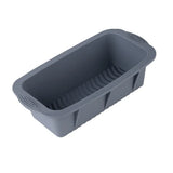 High Temperature Resistant Rectangular Silicone Cake Mold Baking Pan for Kitchen - Grey