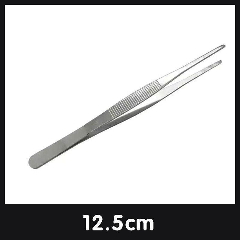 Kitchen Tweezers Silver Garden Tweezer For Professional Use Craft Home Long Au - CR 20cm