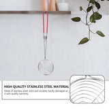 3X Stainless Steel Slotted Filter Spoon MilkTea Kitchen Tool OilSkimmer Strainer