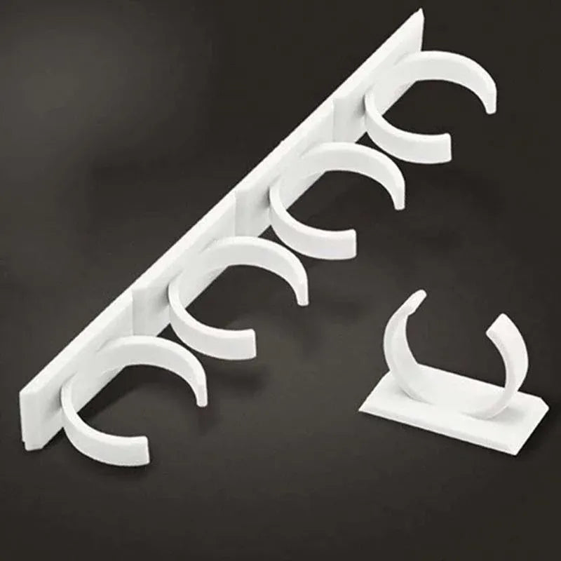 2Pcs Kitchen Spice Gripper Strip Jar Rack Organiser Storage Holder Wall