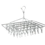 30/40/55 Pegs Stainless Steel Laundry Sock Underwear Clothes Dryer Rack Hanger - 55Pegs