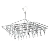 30/40/55 Pegs Stainless Steel Laundry Sock Underwear Clothes Dryer Rack Hanger - 55Pegs