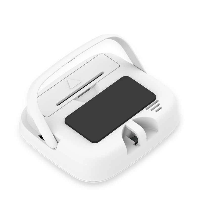Digital Kitchen Timer 99 Minute Countdown Clock With LCD Display and Metal Mount - White