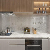 Waterproof Oil Proof Aluminum Foil Sticker Self Adhesive Kitchen Wallpapers AU