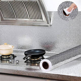 Waterproof Oil Proof Aluminum Foil Sticker Self Adhesive Kitchen Wallpapers AU