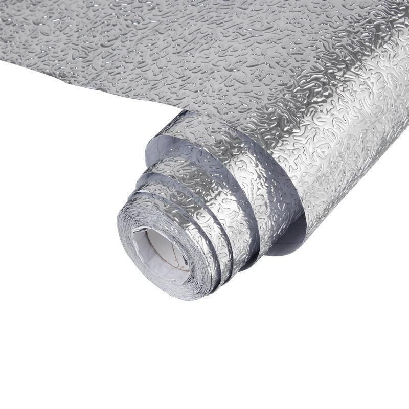 Waterproof Oil Proof Aluminum Foil Sticker Self Adhesive Kitchen Wallpapers AU
