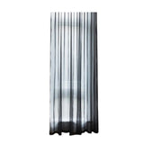 Sheer Voile Curtains Rod Pocket Window Panel for Bedroom 140cm x 230cm Drapes - Black
