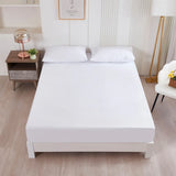 Waterproof Mattress Protector Fitted Sheet Bed Cover for Single King Single Double Queen - 137x190cm