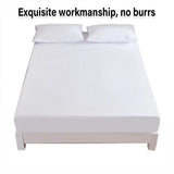 Waterproof Mattress Protector Fitted Sheet Bed Cover for Single King Single Double Queen - 137x190cm