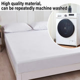 Waterproof Mattress Protector Fitted Sheet Bed Cover for Single King Single Double Queen - 99x190cm
