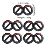 Multifunctional Arm Strength Grip Wrist Power Device Fitness Hand Grip Enhancer - 15kg