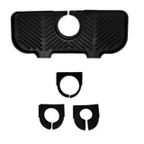 Kitchen Faucet Storage Rack Holder Soap Sponges Caddy Organizer Sink Basket Rack - Black