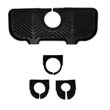 Kitchen Faucet Storage Rack Holder Soap Sponges Caddy Organizer Sink Basket Rack - Black
