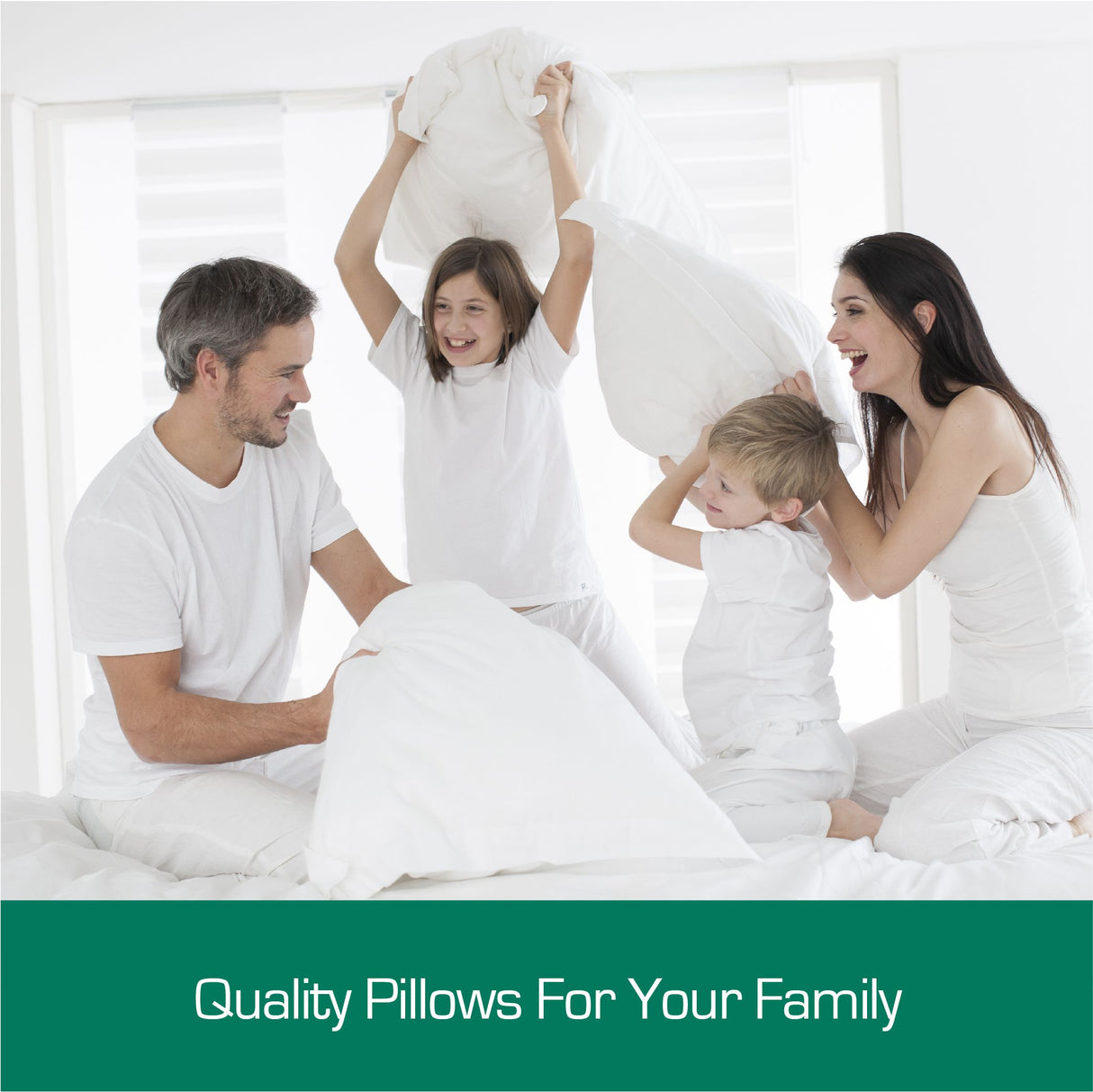 Luxor Australian Made Bamboo Cooling Pillow Standard Size Four Pack