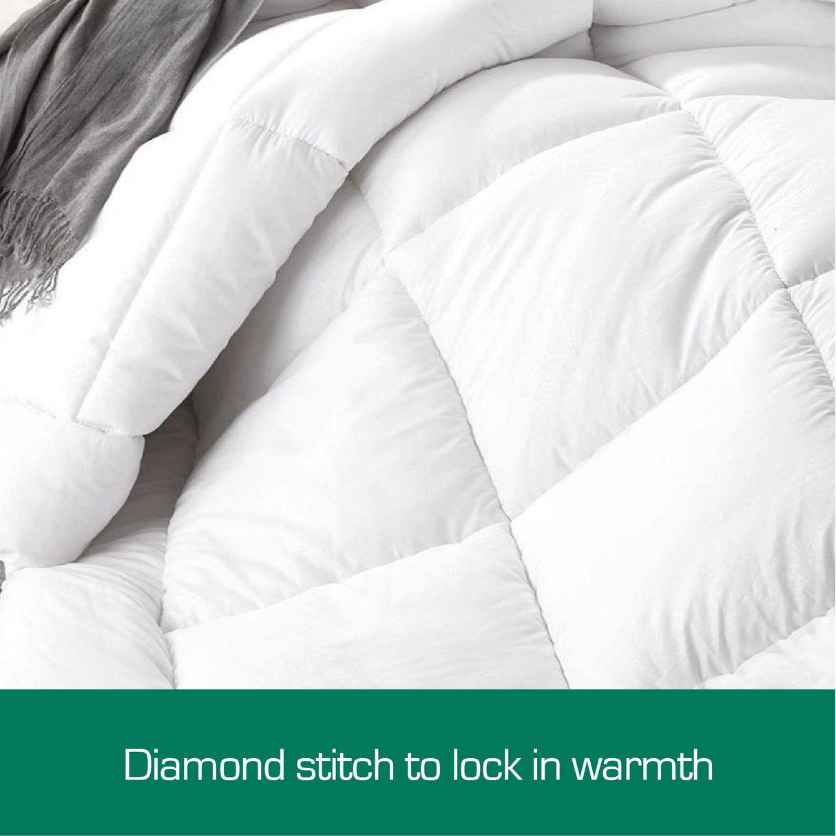 Woolcomfort Aus Made Merino Wool Quilt 700GSM 240x210cm King Size