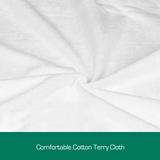 Woolcomfort Cotton Terry Fully Fitted Waterproof Mattress Protector King Size