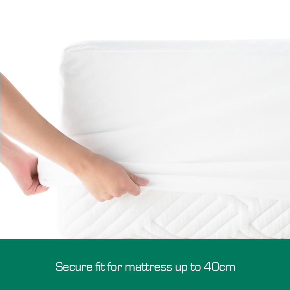 Woolcomfort Cotton Terry Fully Fitted Waterproof Mattress Protector King Size