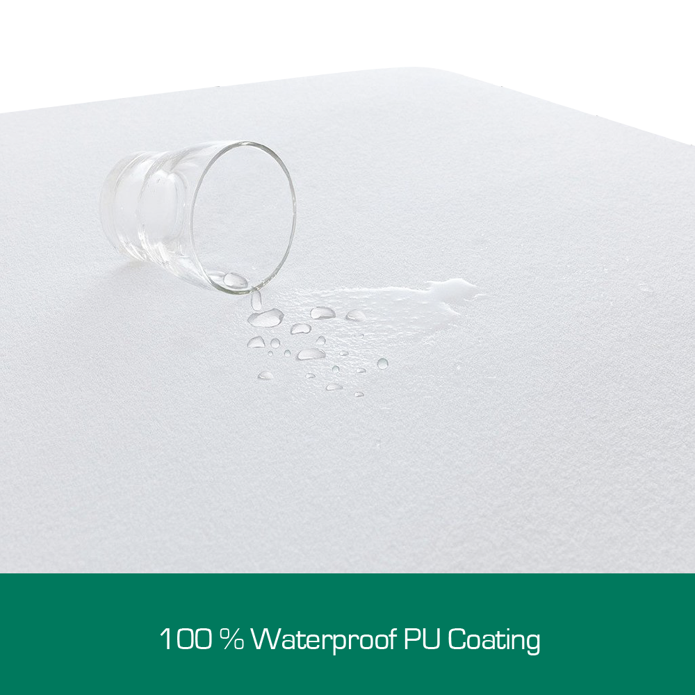 Woolcomfort Cotton Terry Fully Fitted Waterproof Mattress Protector Single Size
