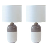 Botany Ceramic Table Lamp Set of 2