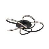 Irie Dimmable 5 Lights LED Ceiling Light - Black