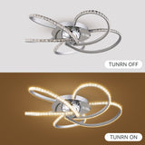 Irie Dimmable 5 Lights LED Ceiling Light - Chrome